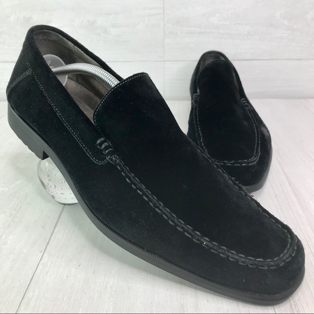 Calvin Klein Kyle Suede Loafers Black